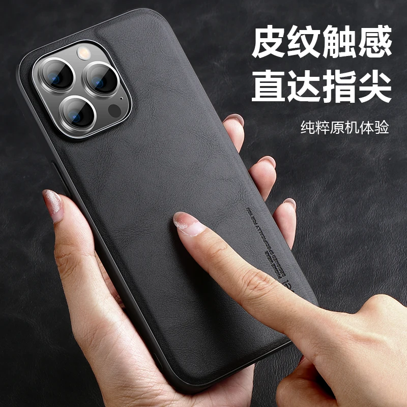 Funda For Iphone 14 Pro Max Case Luxury Vintage Leather + Tpu Protective Back Cover For Iphone 14 Pro Max Plus X-level 2022