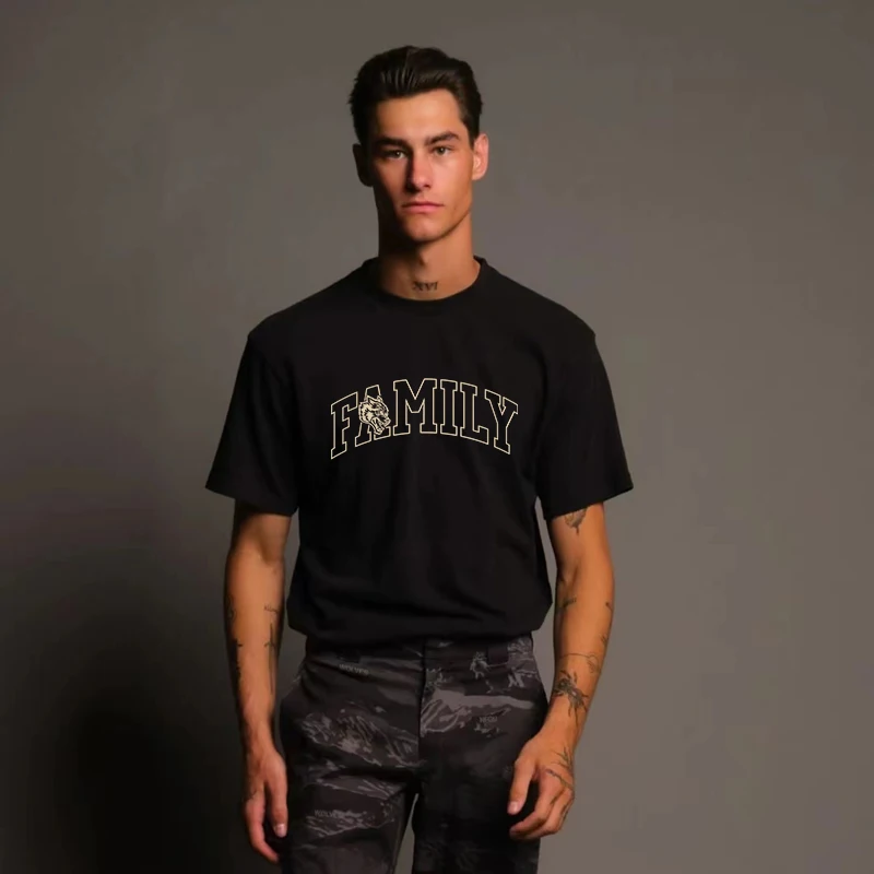 

Футболка мужская с принтом волка, 100% хлопок, 240 г