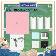 Phomemo M02 Thermische Tragbaren Drucker Mini Impresora Foto Drucker Tasche Etikett Aufkleber Drahtlose Drucker für DIY Journal