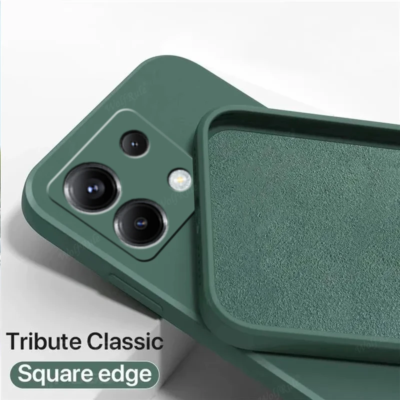 Per Poco X6 5G Custodia Cover Xiaomi Poco X6 Pro 5G Capas Antiurto Originale Armor Silicone Liquido Tpu Custodia Morbida Poco X6 Pro Fundas