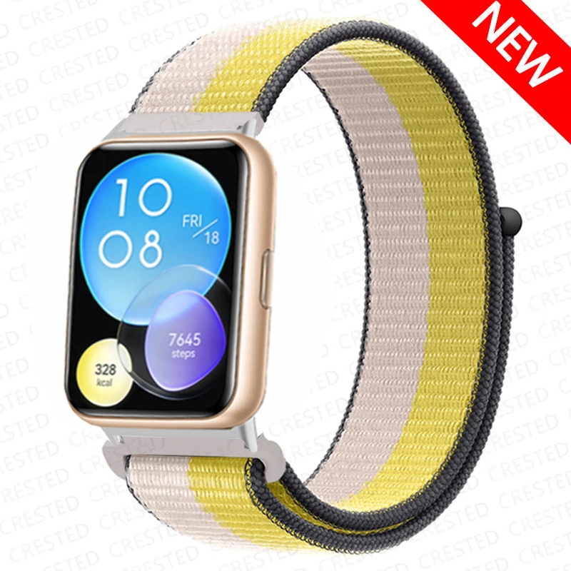 Enhanced Nylon Loop Band Smartwatch Replacement Wristband Bracelet - Durable and Stylish Nylon Strap