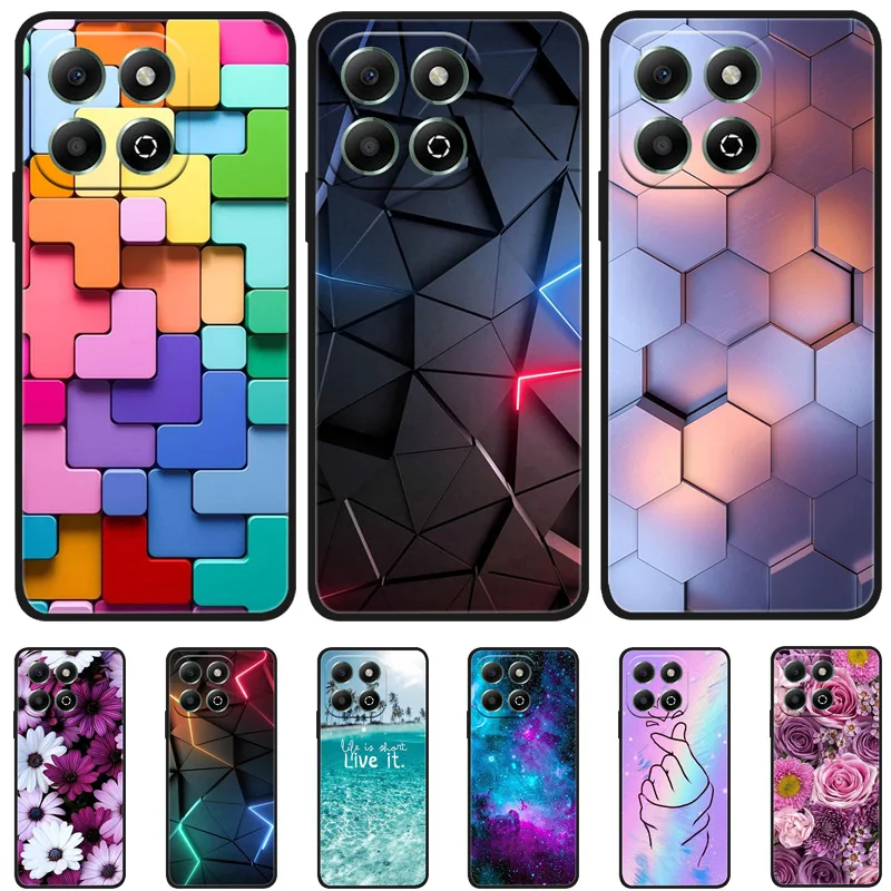 Luxury Silicone Space Soft Bumper Phone Case - Fashionable TPU Cover