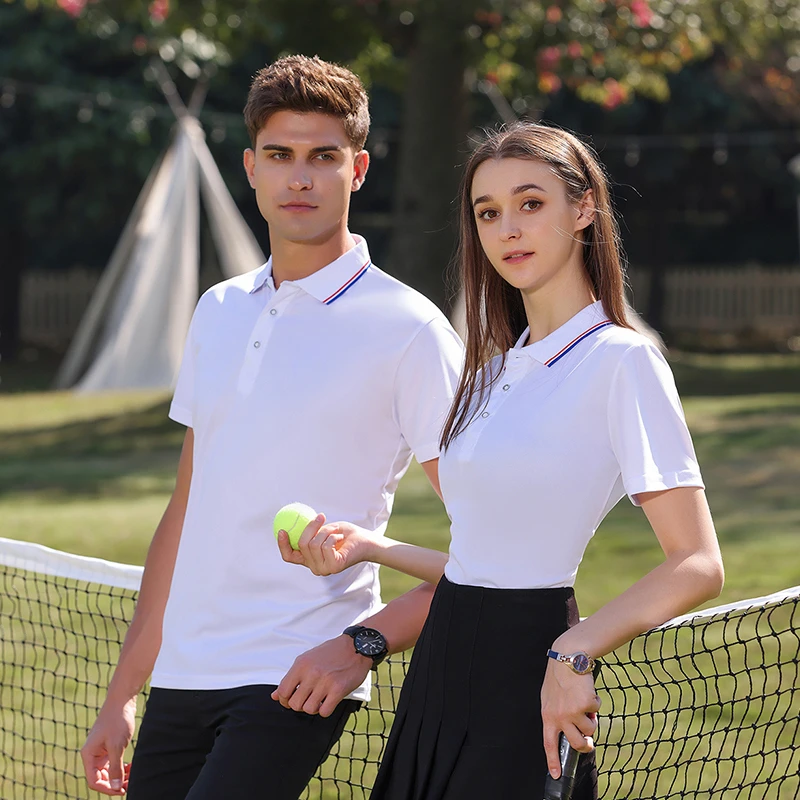 Summer Women's High Quality Polo Shirt Fir Custom Design Company Brand Golf Polo Suit Business Breathable Short Sleeve Polos view 2