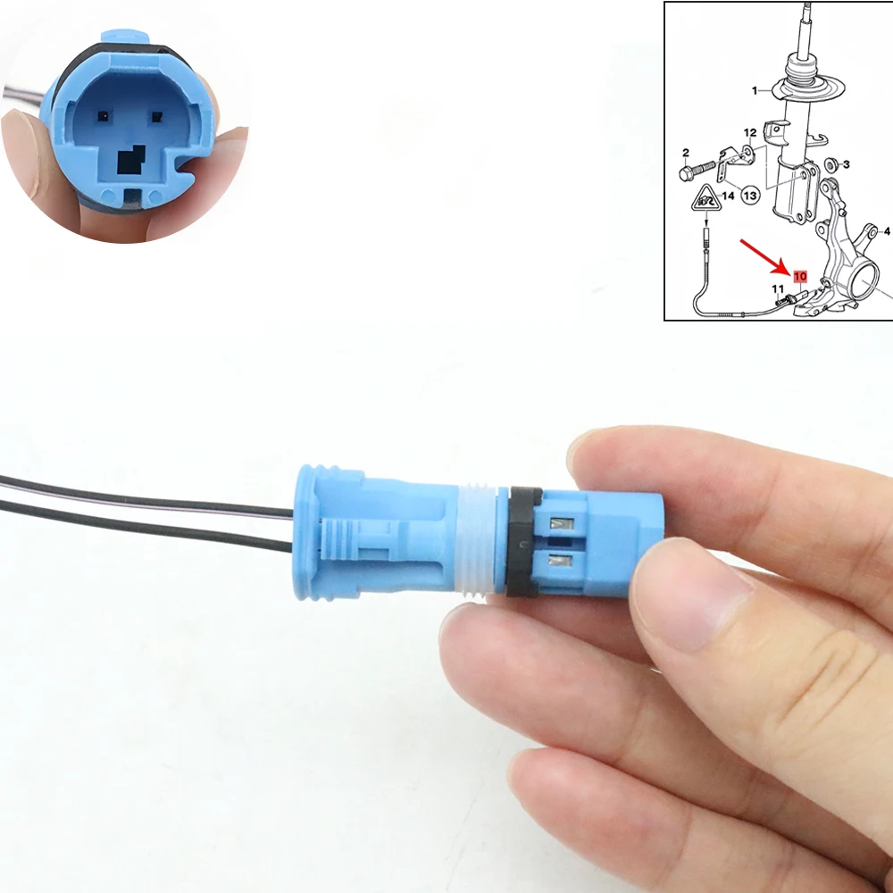 61131392246 ABS Wheel Speed Sensor Connector For BMW X1 X5