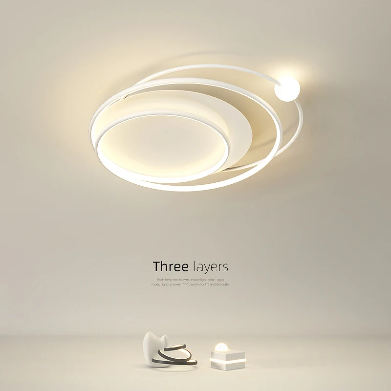 

Скандинавский светодиодный потолочный светильник для гостиной, простой утопленный современный романтический потолочный светильник для спальни, креативные осветительные приборы для дома