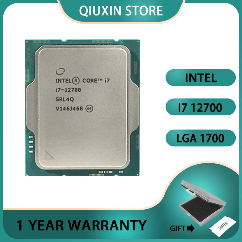 

Core I7-12700 CPU i7 12th Gen Alder Lake 12Core 2.1 GHz 65W Desktop Processor