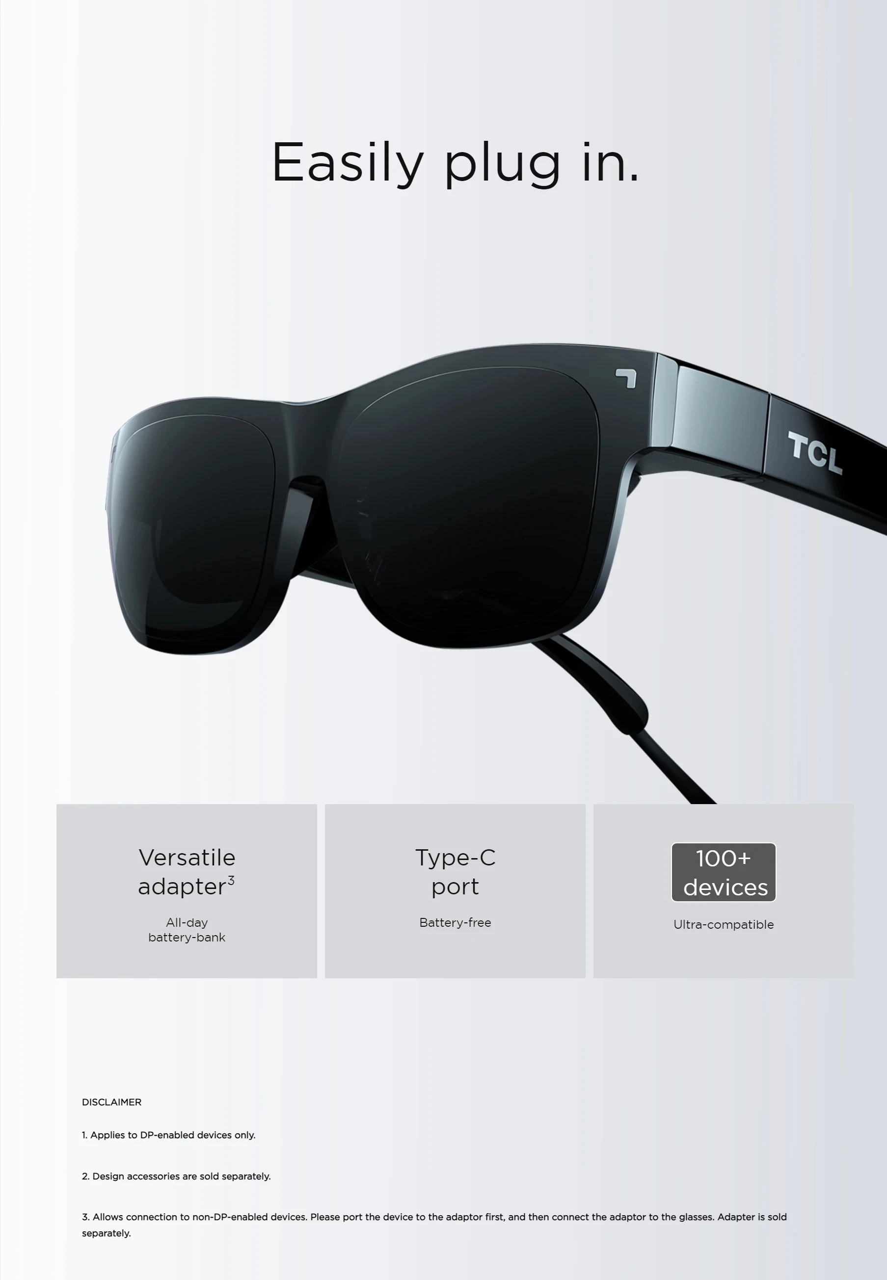 TCL(RayNeo) NXTWEAR AIR ARグラス マイクロOLED TCL RayNeo NXTWEAR Air AR Smart 3D Glasses 140