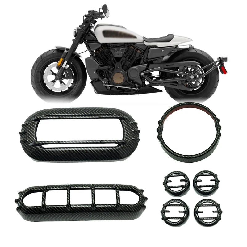 Per Sportster S 1250 S Rh 1250 S Rh1250S 2021-2022 Copertura Indicatori Di Direzione Moto Copertura Fanale Posteriore Copertura Faro Copertura Chilome