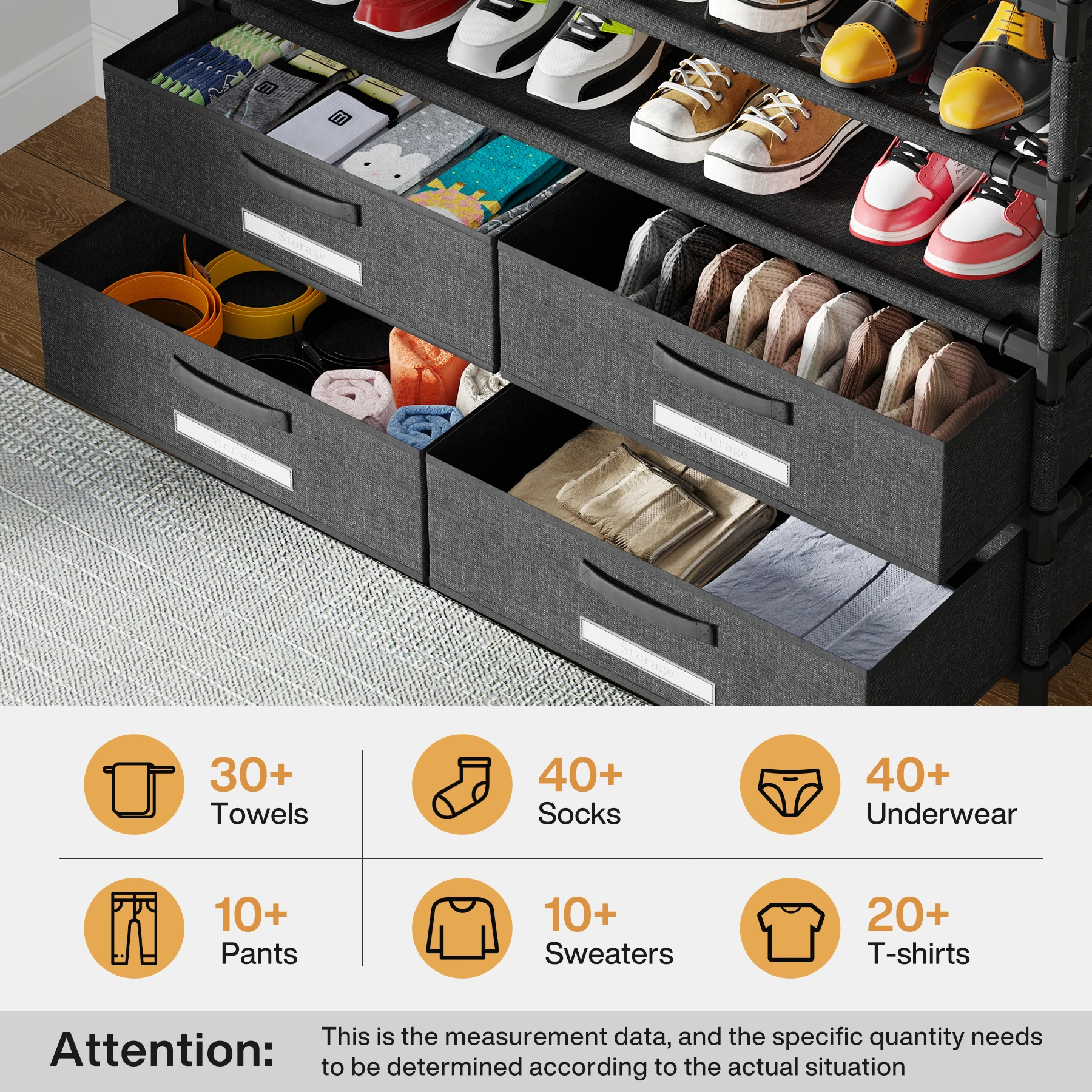 10-Tier Shoe Rack Organizer 5