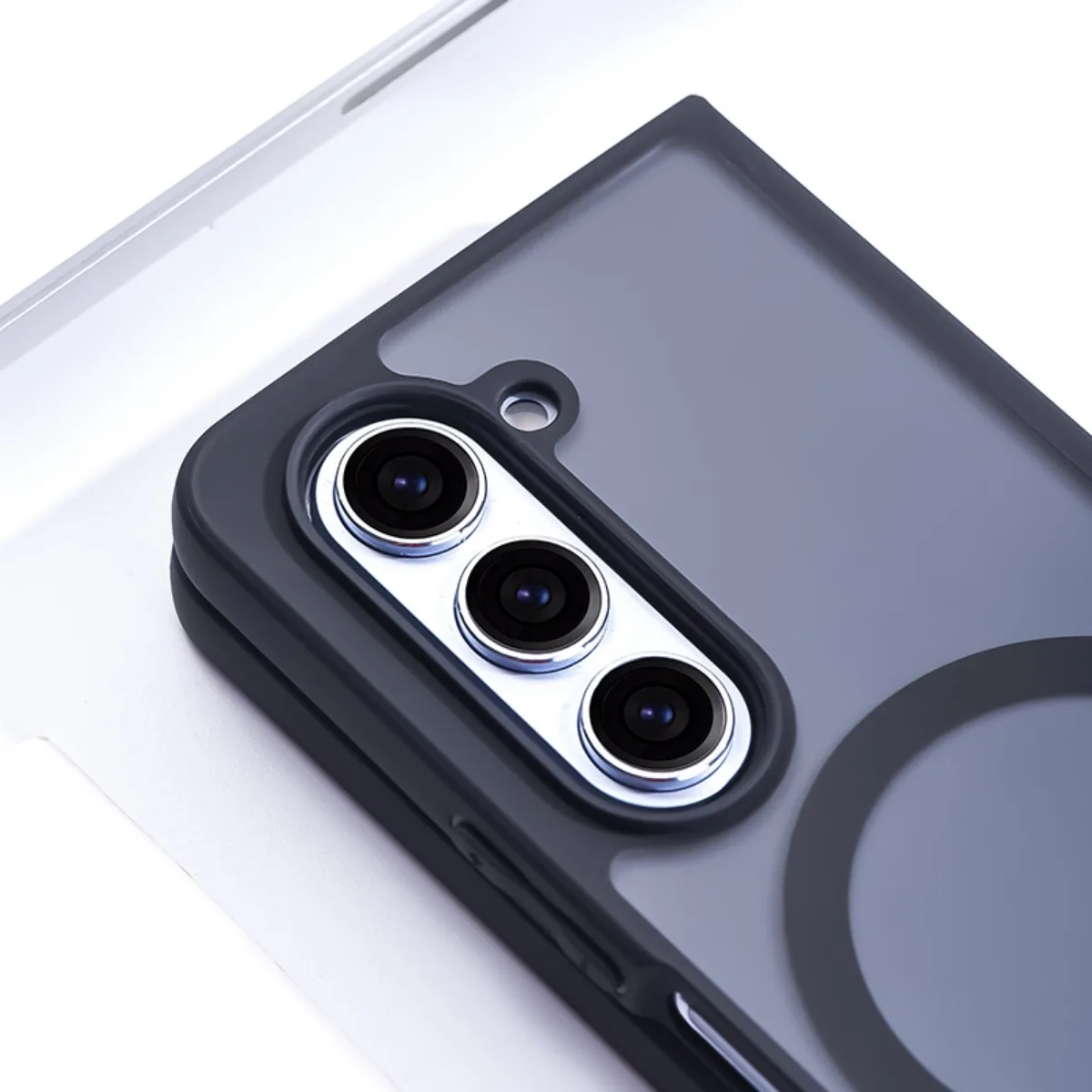 For Samsung Galaxy Z Fold 5 4 Magsafe Case Skin Friendly Matte Black Magnetic Wireless Charging Soft Silicone Shockproof Cover