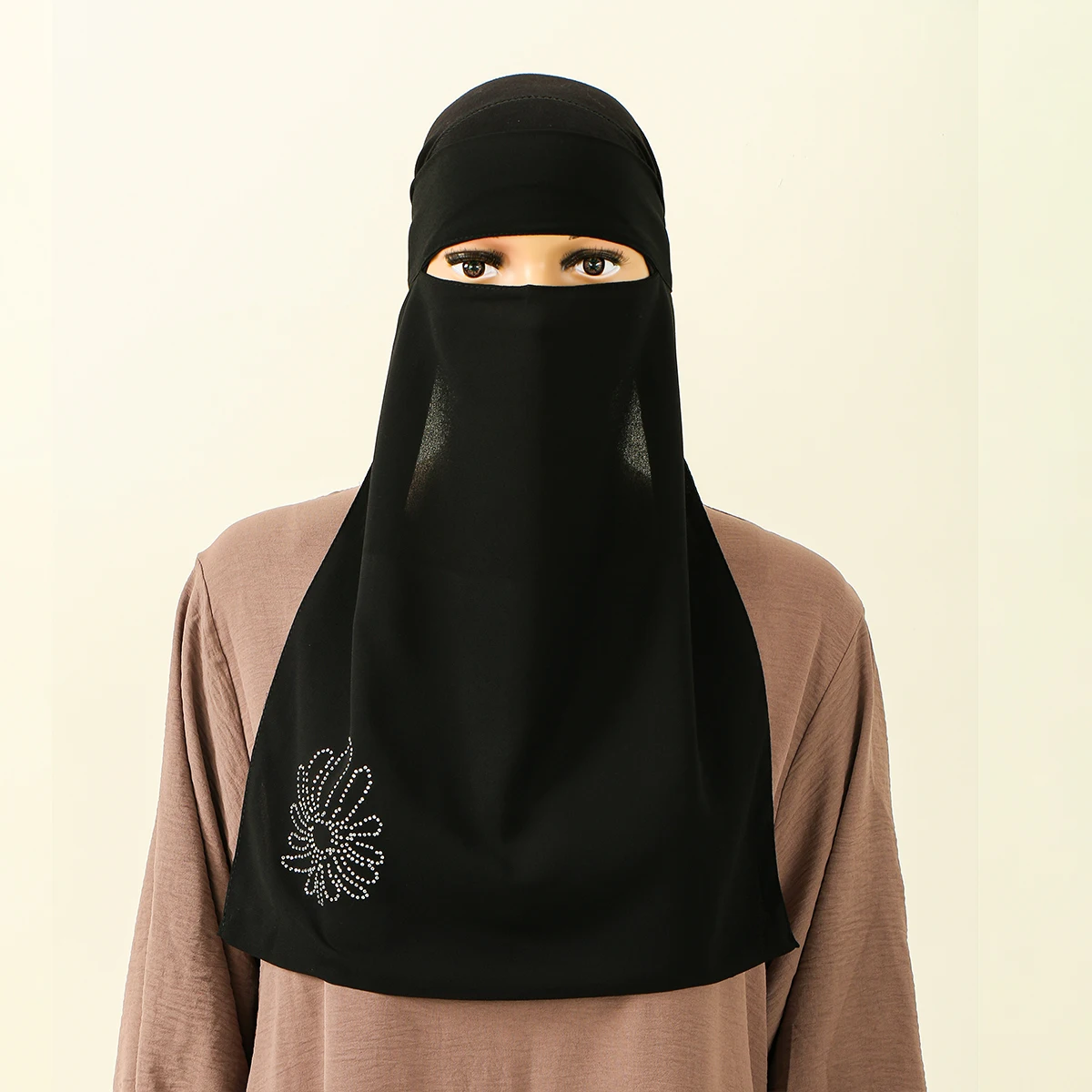 Niqab How To Tie A Headscarf To Cover Face Luxury Chiffon Scarf