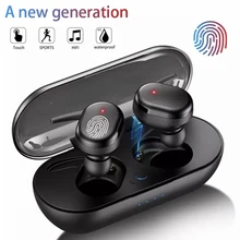 

TWS Wireless Headphones Bluetooth Earphones Touch Control Sports Earbuds Microphone Works On All Smartphones Music Headset