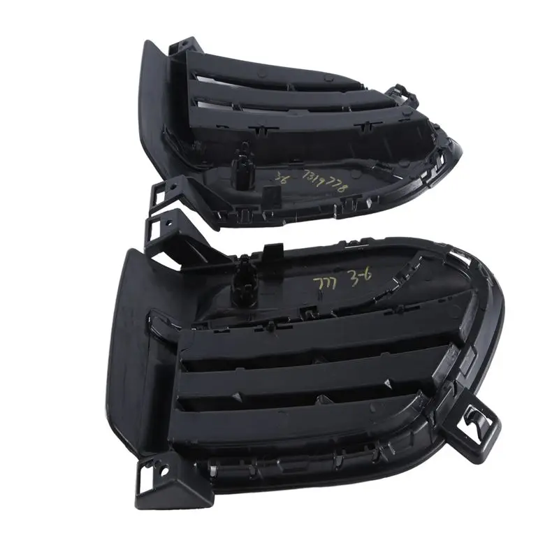 NEW-2PCS 앞 범퍼 외부 그릴 커버 교체 액세서리 BMW X6 F16 2015-2019 51117319777, 51117319778에 적합
