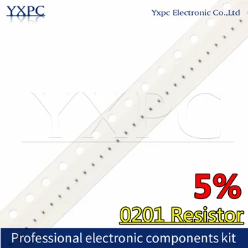 100pcs 0201 Resistor 5% 0R ~10M 1/20W Chip SMD 0 1 10 100 150 220 330 ohm 1K 2.2K 4.7K 10K 100K 0R 1R 10R 100R 150R 220R 330R 1M 1