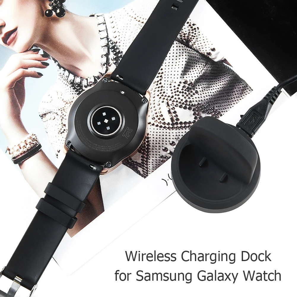 Doca de Carregamento sem Fio Carregador Berço para Samsung Galaxy Assista 42 mm 46 mm Sm-r800 R805 R810 R815 Smartver Doca Carregamento - Image 3