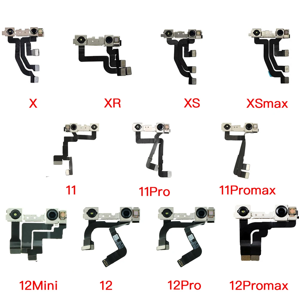 Cavo Flessibile Per Fotocamera Anteriore Per Iphone X Xr Xs 11 12 Mini Pro Max Face Camera Module No Face Id Repair Parte Di Ricambio