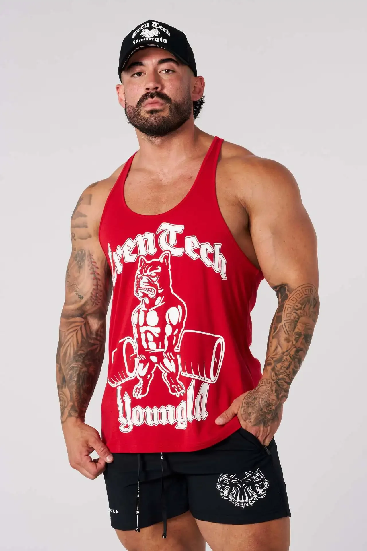 Men Gym Tank Top Sleeveless Workout Shirt