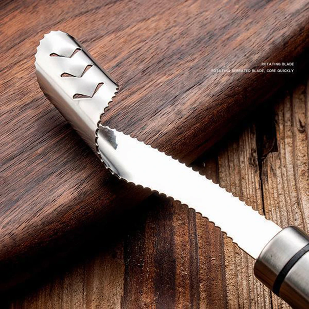 Portable Chili Pepper Core Remover Stainless Steel Green Pepper Seeded Removers Knife Kitchen Vegetable Slicer Vegetable Gadgets