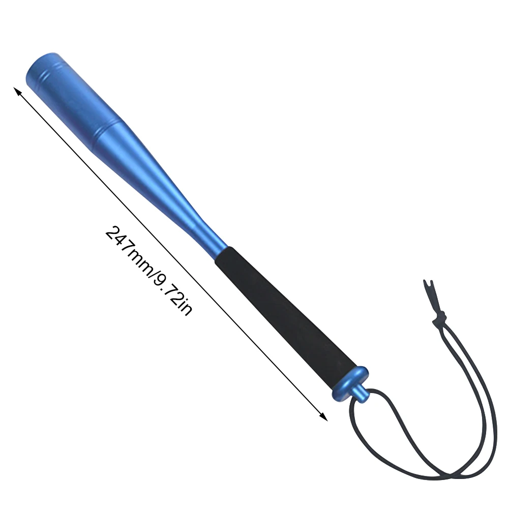 Fish Hammer with EVA Handle Fish Whacker 24.7cm Fly Fishing Priest Whacker Aluminum Alloy for Small Fish