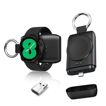 Portable Charger For Galaxy Watch 4 Magnetic Charger USB C Keychain Watch Charger For Galaxy Watch