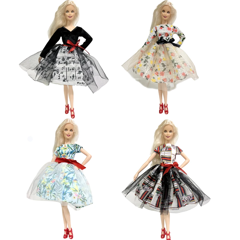 Barbie doll clothes dress skirt party gown accessories