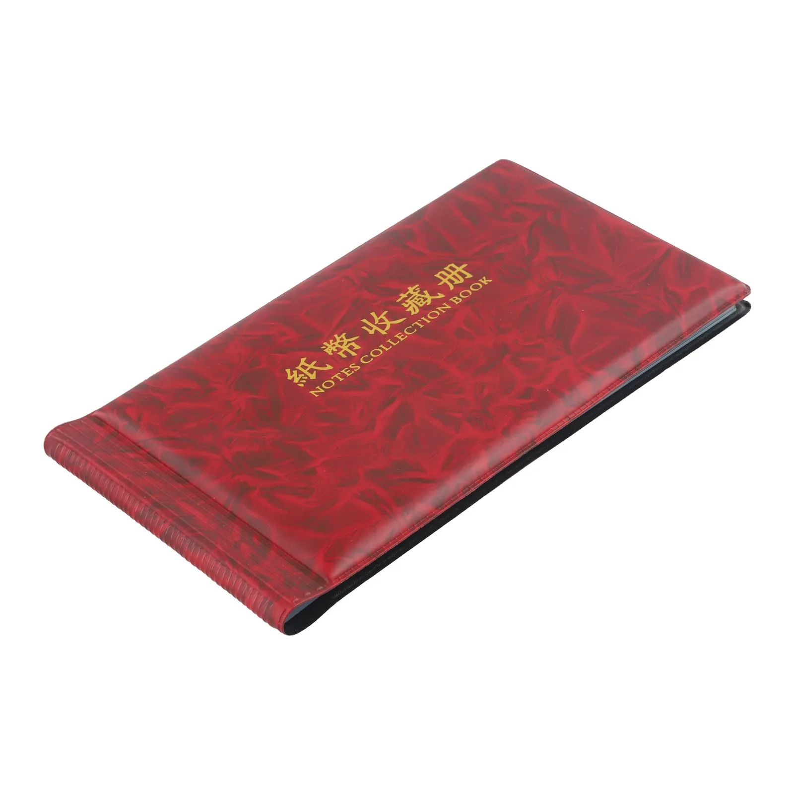 Paper Money Pocket Collection Album Wallet Currency Banknote 20 Notes w/ Imitation Leather Cover Color At Radom money collection album