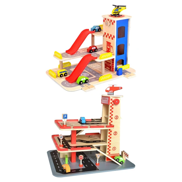 Grand parking de construction de voiture, jouet pour enfants, jouet à  plusieurs étages - AliExpress