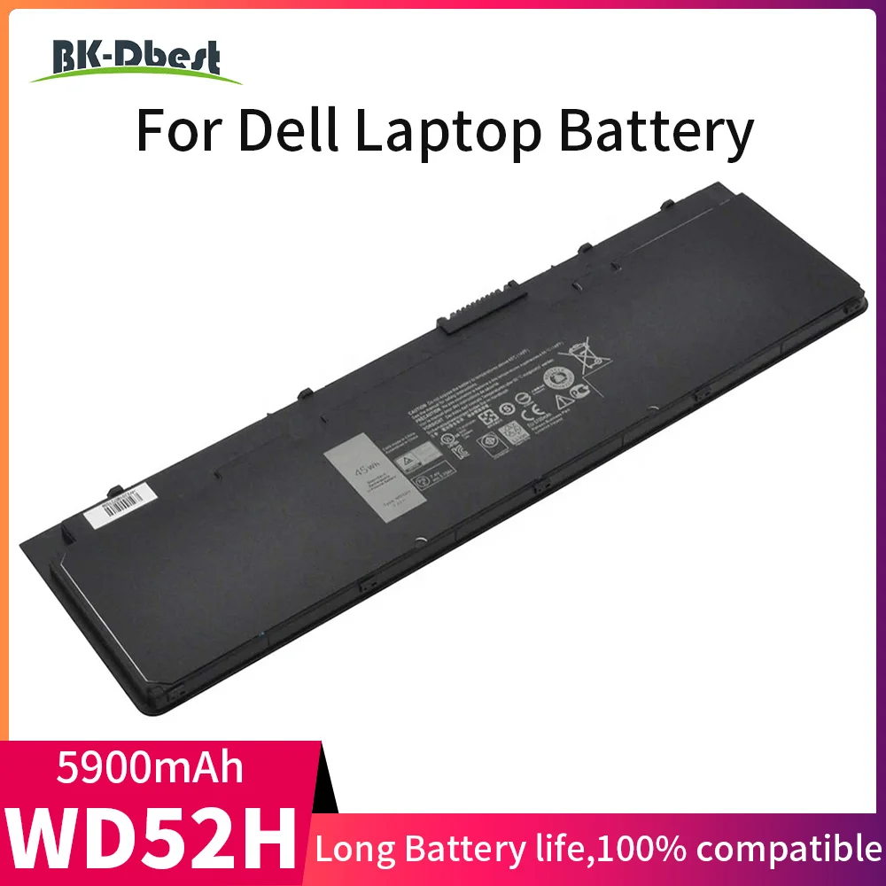 BK-Dbest WD52H VFV59 GVD76 F3G33 HJ8KP W57CV 9C26T J31N7 NCVF0 Аккумулятор для ноутбука Dell Latitude 12 7000 E7240 E7250 Ultrabook