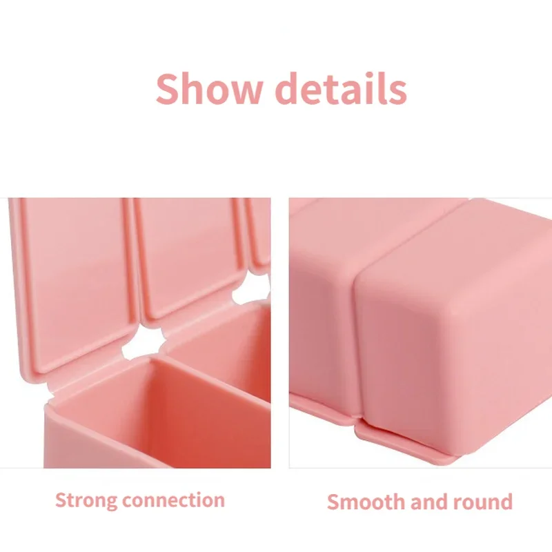 Compact Travel Pill Box Set - Weekly Medicine Organizer with Independent Compartments