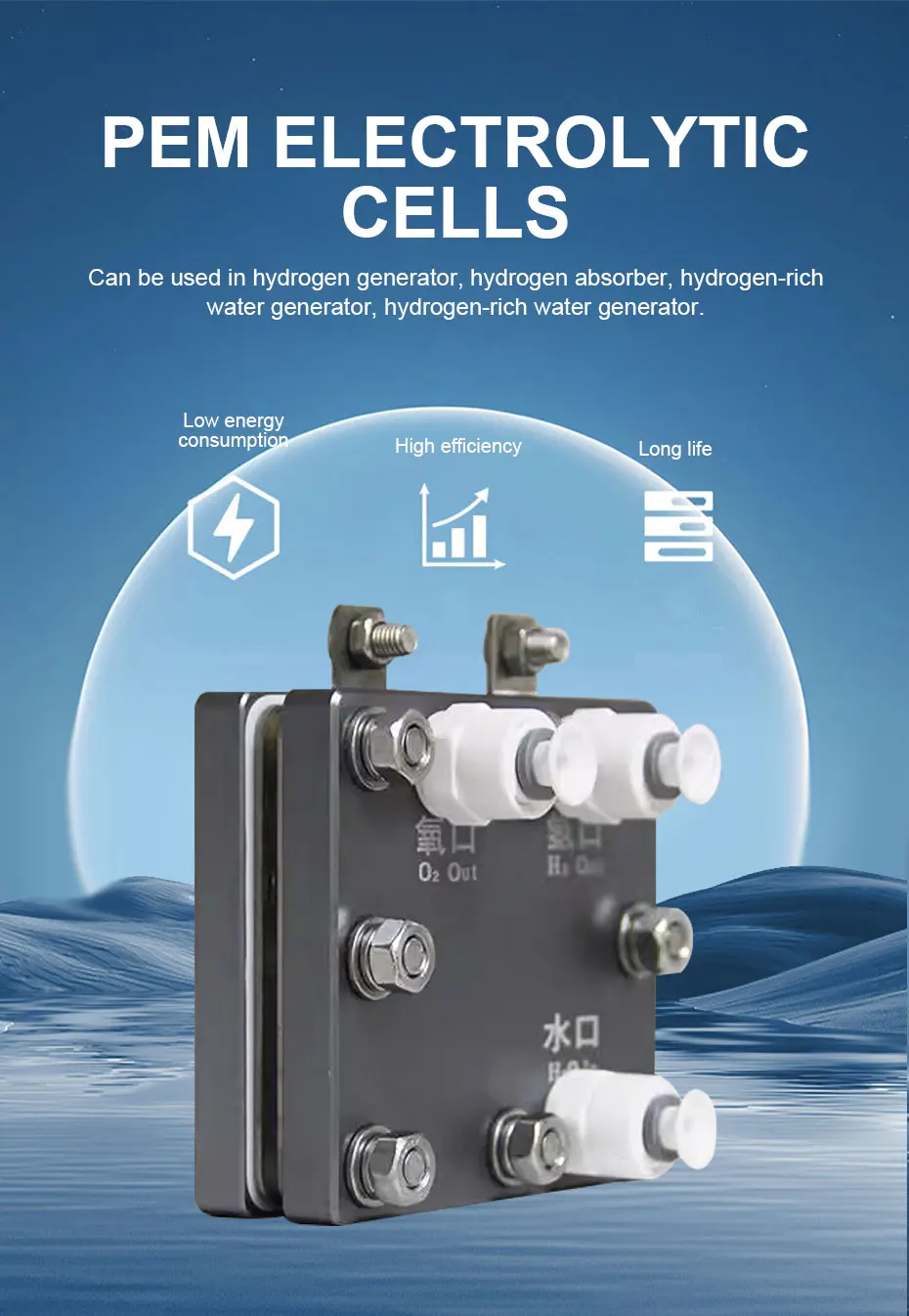 PEM Cell Electrolytic Water Hydrogen Production Hydrogen Absorption Machine 14A/