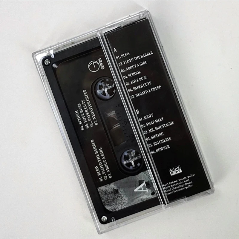 EU US Grunge Rock Musik Tape MTV Unplugged in New York Album Nevermind Kassetten Cosplay Walkman Auto Recorder Soundtracks Box – Detail 8