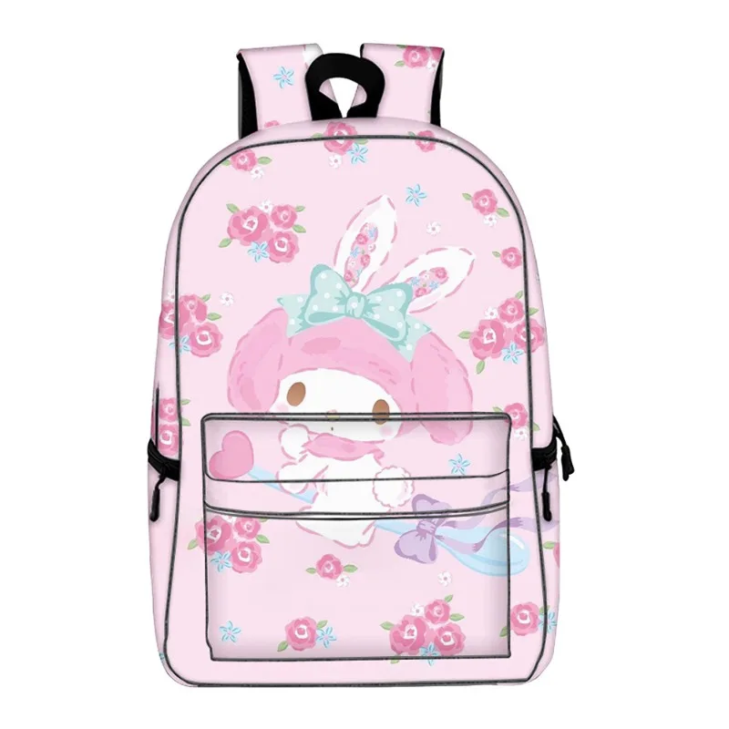

Школьный рюкзак My Melody для девочек, ранец для ноутбука для девочек, модная женская сумка для учебников для школы, студентов колледжей, дорожная сумка