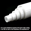1~2PCS O.D 16/20/25/32/40/50/60/70mm Milk White/Frosting Acrylic Tube Aquarium Fish Tank Accessories Garden Irrigation Fittings 3