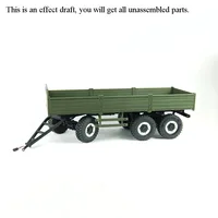 CROSS 1/12 RC T004 Full Trailer Truck KIT 785MM Tractor Car Model 3 Axles Bucket TH10471 1