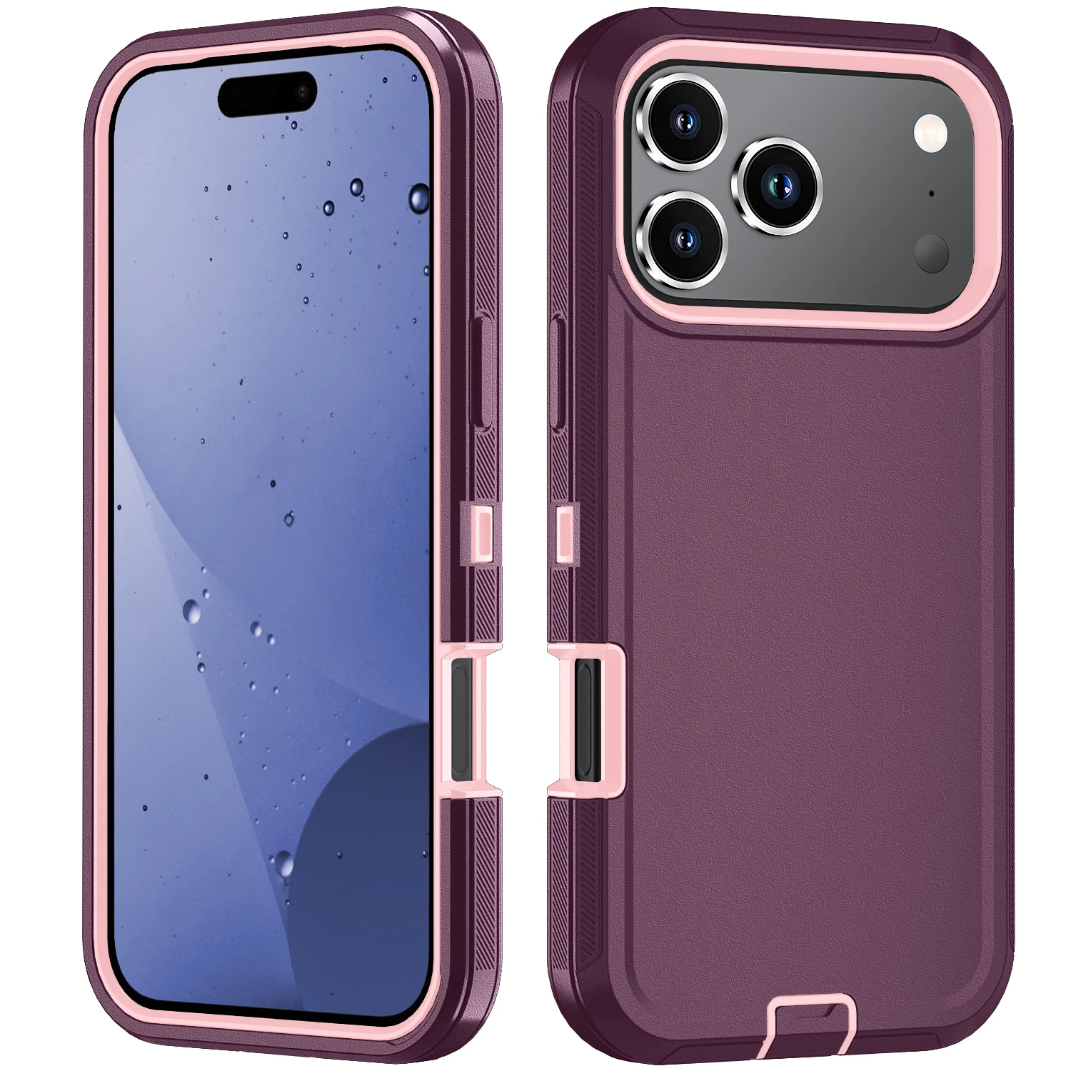 Coque de téléphone blindée antichoc Defender, étui arrière rigide en PC + TPU pour iphone Pro Max X XS XR XSMAX 16E 17AIR