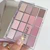 DIKALU Korean Low Saturation Eyeshadow Palette 16 Colors High Appearance Level Matte Contortion Pink Earth Naturally Bri 3