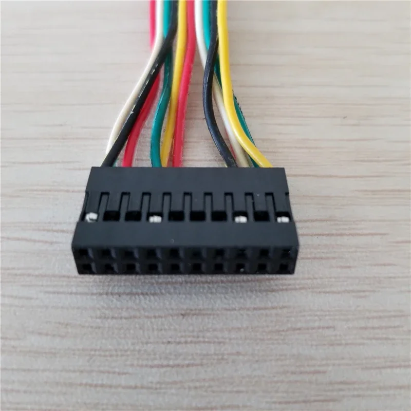 올인원 PC DIY 호스트 스피커/리셋 및 전원 스위치 HDD LED 점퍼 라인 플랫 케이블 ASUS 메인보드용 Q-커넥터 교체