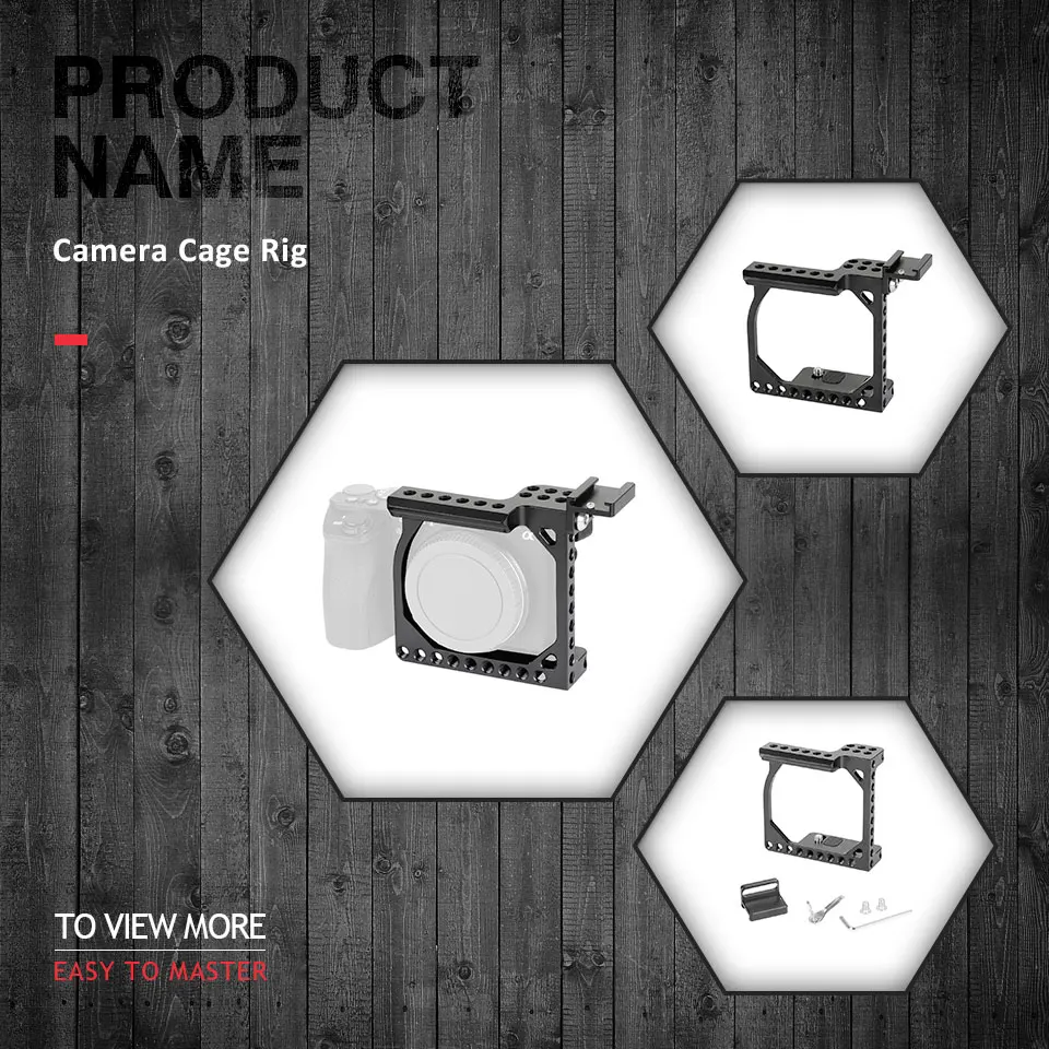 câmera de trilho camvaste com adaptador trilho de segurança nato para sony eos
