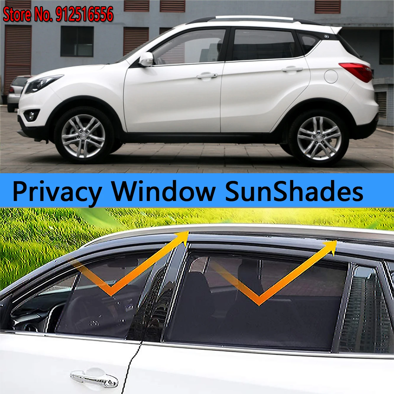 

Side Sun Shade Shading Protection Window SunShades Sunshield Car Auto Accseeories For Changan CS35 2013 - 2017 2014 2015 2016