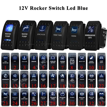 12V Waterproof Marine Rocker Switch 1