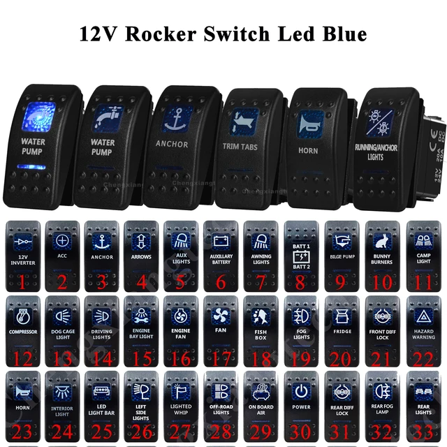 12V Marine Rocker Switch 1