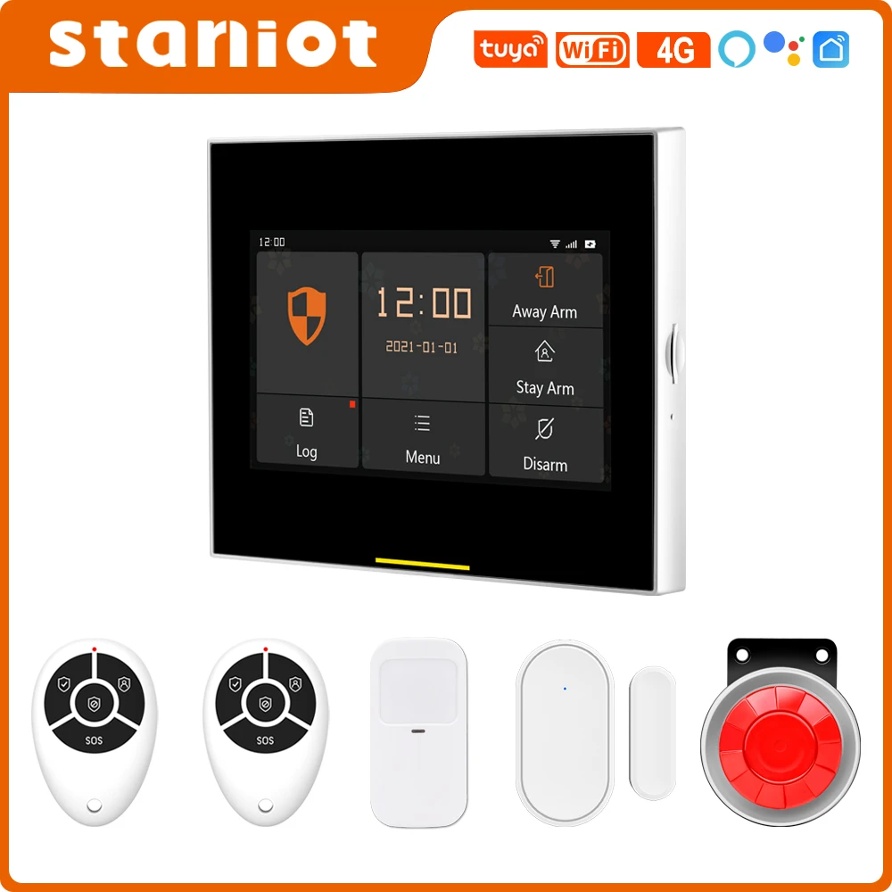 Staniot Security Alarm System Home Burglar 6 Kit F900 Smart Tuya