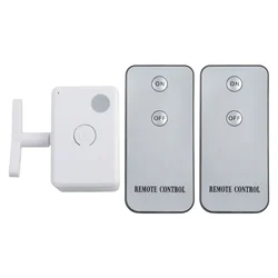 Effortless Wireless Remote Switch for Easy Light Control - Compact Infrared Button Pusher Solution (Host   2 Remote)