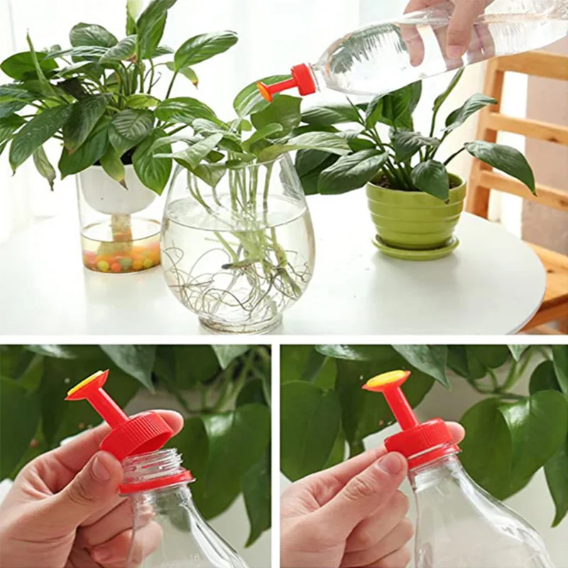 3pcs Garden Plant Watering Sprinkler Flower Watering Bottle Cap Nozzle Irrigation Head Sprayer For Indoor Outdoor Potted Plant