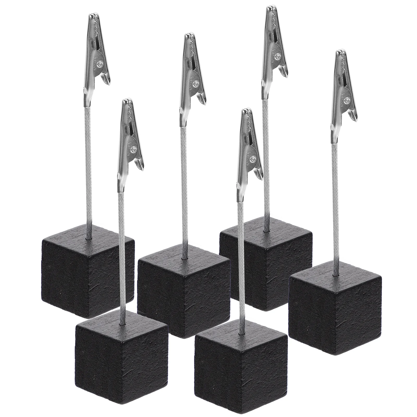 

6 шт., металлические зажимы для записей