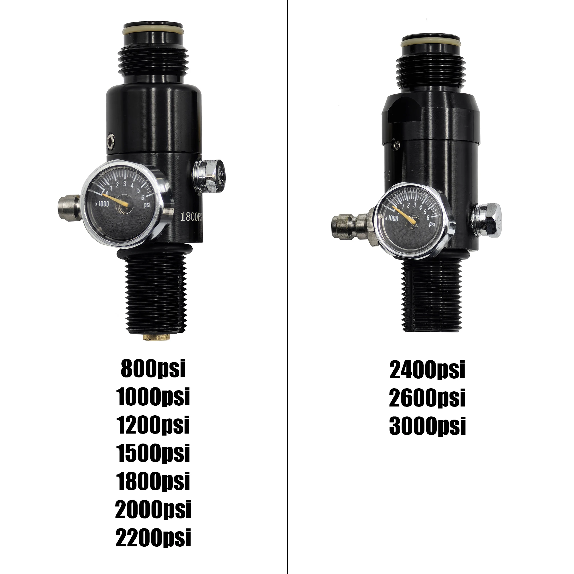 HPA 4500psi Cylinder Air Tank Regulator Valve