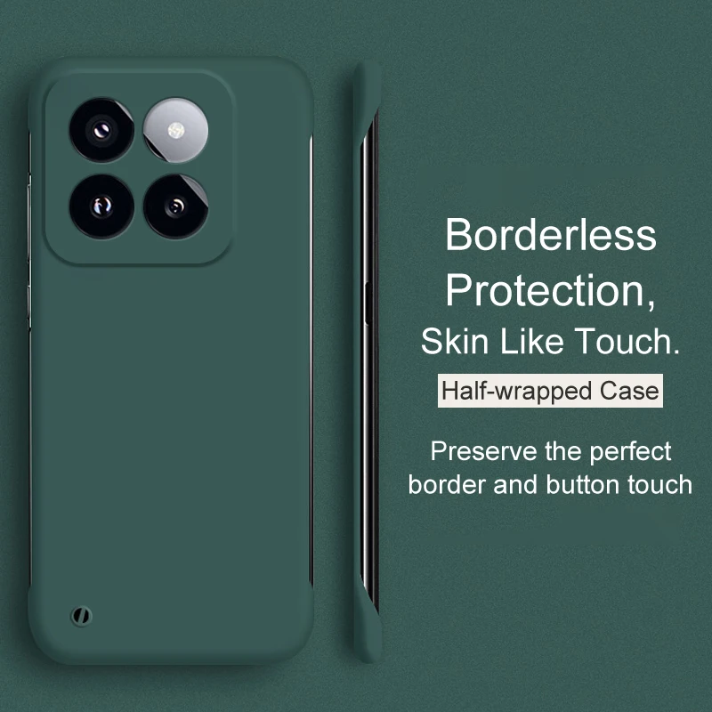 Ultra-Thin Candy Color Borderless Hard Case - Sleek Protective Back Cover Coque