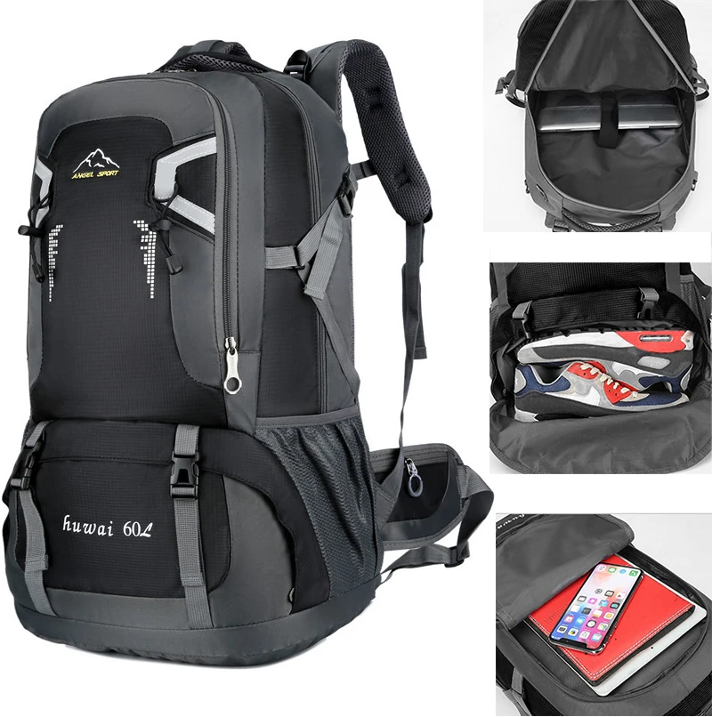 Sports Backpacks Men 60l Bag Backpacks Men 60l Camping Backpack Rucksack Men 60l