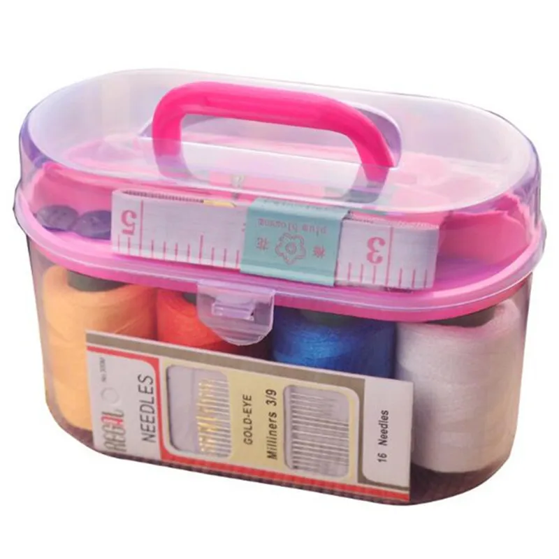 Large Sewing Box Set Household Portable 10 Piece Set Mini Tool Sewing Thread  Multi-function Sewing Kit