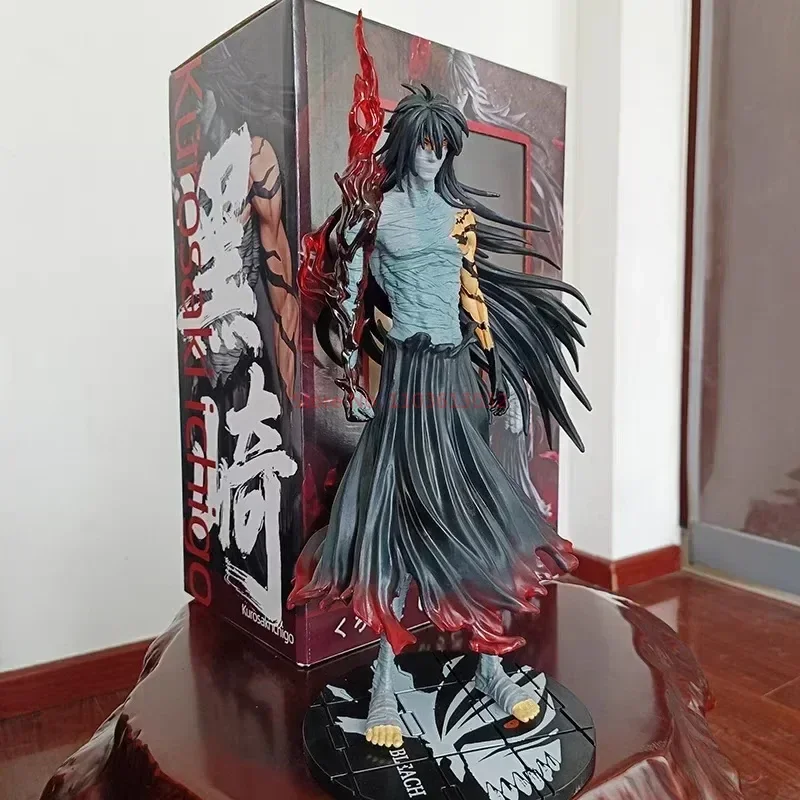 Фото Новый отбеливатель полый Ichigo 34 см Gk Аниме Фигурка Статуэтка из ПВХ экшн-фигурка Коллекционная кукла комната стол украшение игрушка подарок для мальчика №4